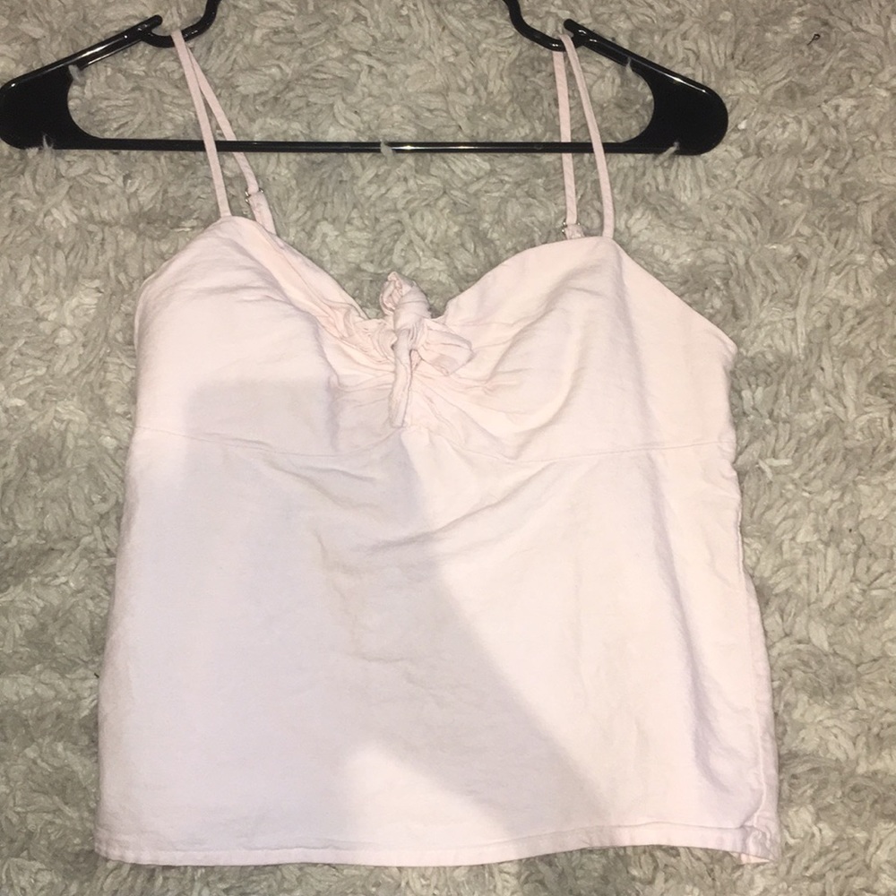 BRANDY MELVILLE light pink tank top